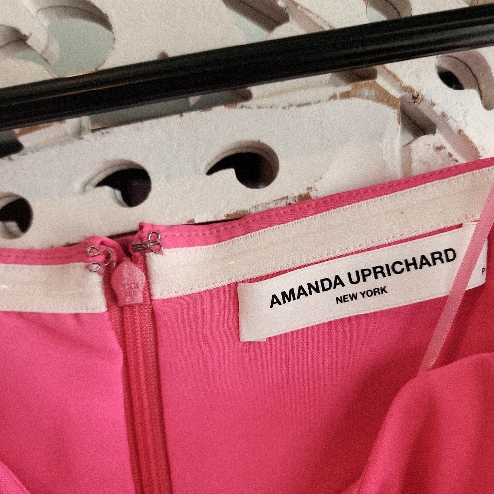 AMANDA UPRICHARD Topanga Strapless Romper Hot Pink Womens SZ P/XS NWT - Picture 4 of 12
